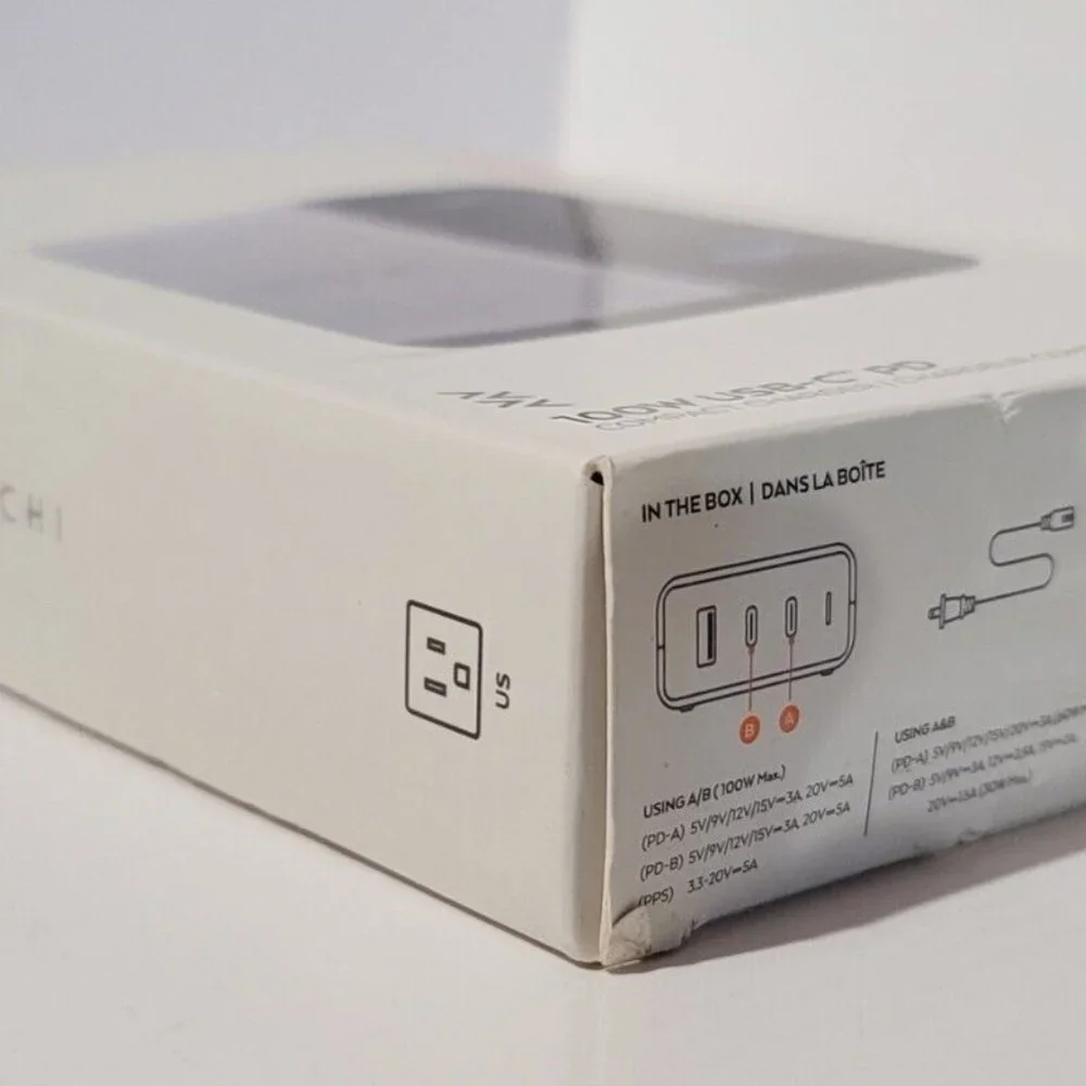 COPY - Satechi 100W 3-Port USB Type-C and Type-A PD Compact GaN Charger #ST-TC1…